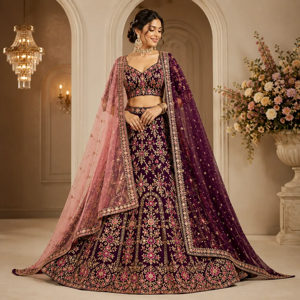 Double Dupatta Lehenga