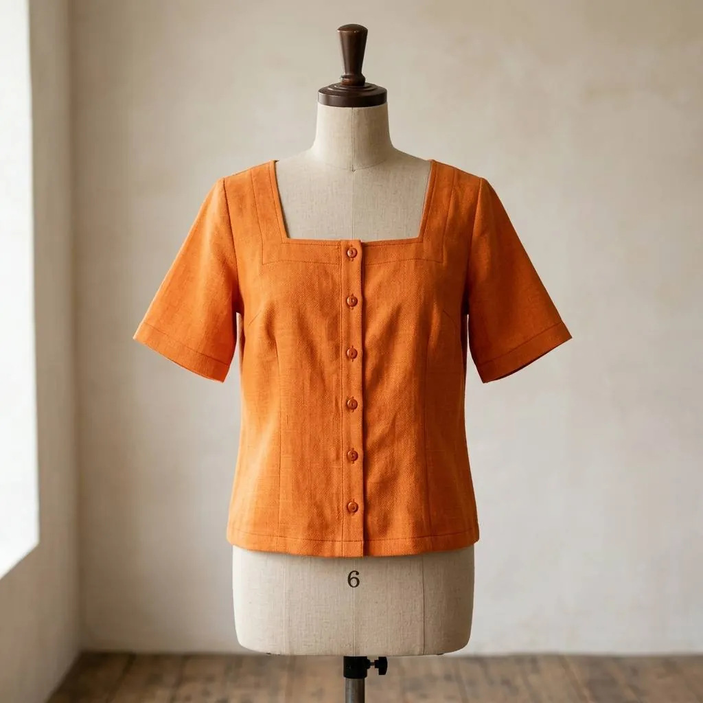Square Neck Blouse