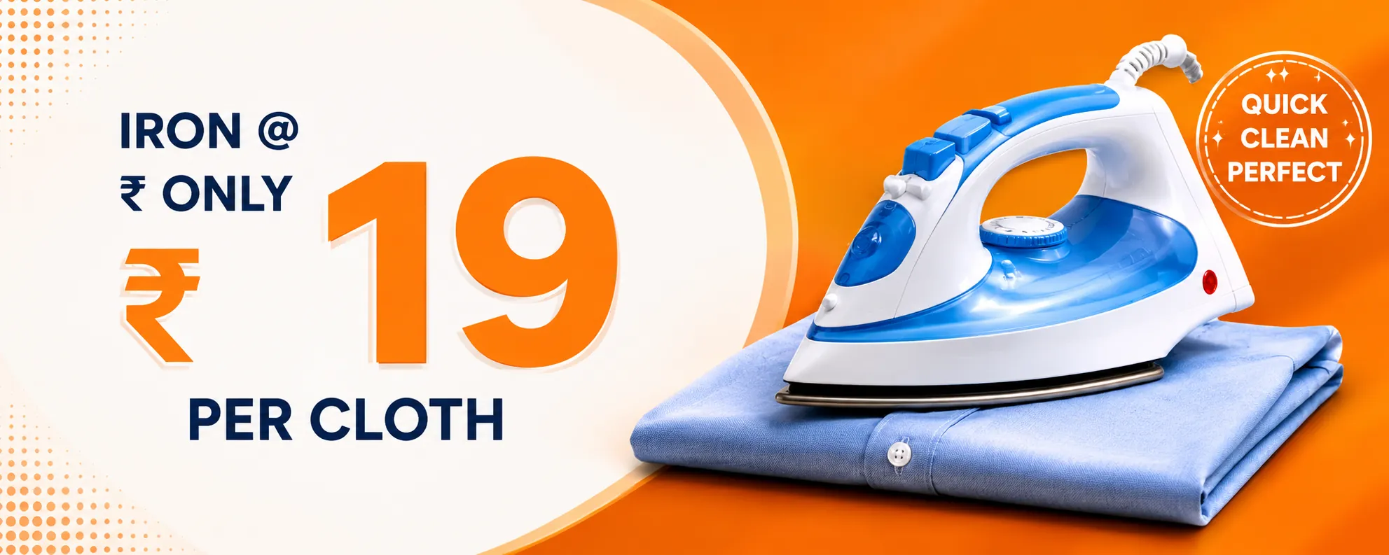 Steam Press & Iron Offer Banner